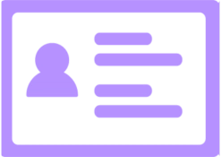 Icono de formulario de perfil